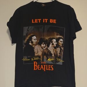 The Beatles Black Graphic T-Shirt